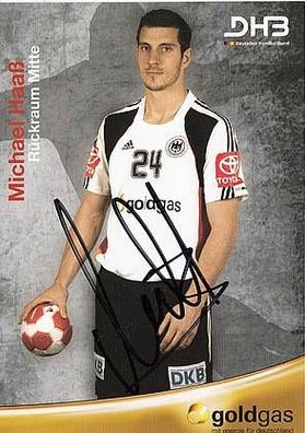 Michael Haaß DHB AK TOP Original Signiert Handball + A33498