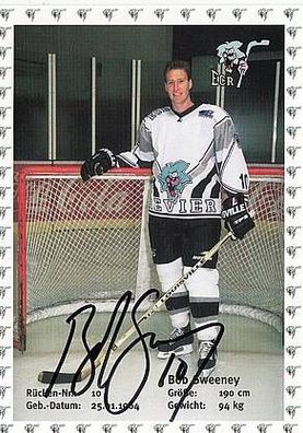 Bob Sweeney Revierlöwen Oberhausen 1997-98 Autogrammkarte Eishockey + A33581