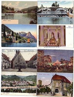 100 interessante alte Ansichtskarten um 1910-1940 (A)