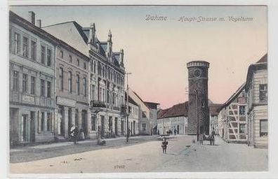 57426 Ak Dahme (Mark) Hauptstrasse mit Vogelturm 1912