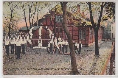 56960 Ak Turnhalle mit Garten des Turnvereins Hildburghausen um 1910