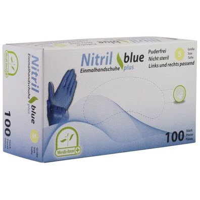 Medi-Inn Nitril Einmalhandschuhe blue plus Nitril Handschuhe