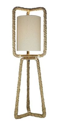 Stehlampe, Taulampe, Maritime Seillampe, Große Hockerleuchte 100 cm