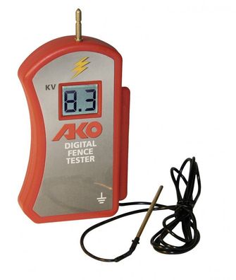 Digital Voltmeter zur exakten Messung der Spannung am Zaun von 0 bis 9900 Volt