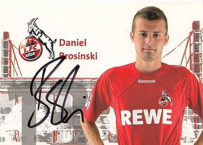 Daniel Brosinski 1. FC Köln 2010-11 Autogrammkarte + A34115