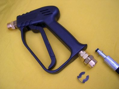 Steckkupplung- Pistole für Kärcher Hochdruckreiniger - Schlauch Stecknippel 10mm