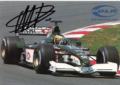 Pedro de la Rosa Autogrammkarte Original Signiert Motorsport + G 5156