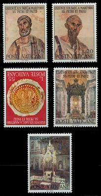 Vatikan 1967 Nr 523-527 postfrisch S019BE6