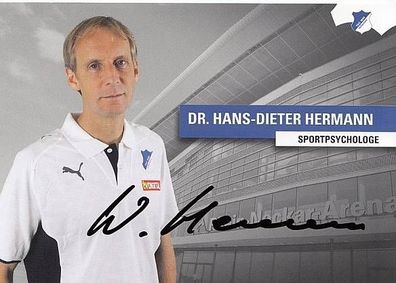 Dr. Hans-Dieter Hermann TSG Hoffenheim 2009-10 Autogrammkarte + A34247