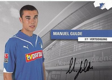 Manuel Gulde TSG Hoffenheim 2009-10 Autogrammkarte + A34253