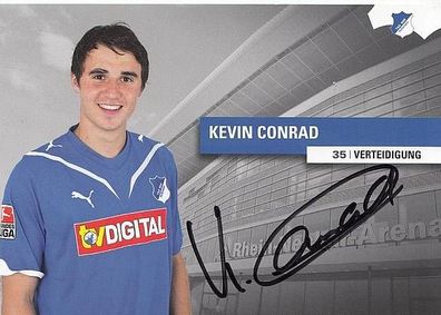 Kevin Conrad TSG Hoffenheim 2009-10 Autogrammkarte + A34254