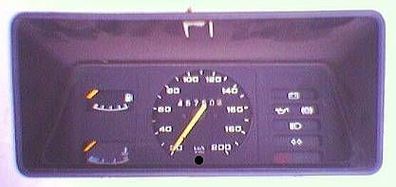 Armaturen > Einsatz > Opel Kadett D [ Display weiß > 200 km/ h / Tacho / Tageszäh