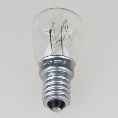 E14 Kühlschrank-Glühlampe Birnenform klar 25W/230V Radium