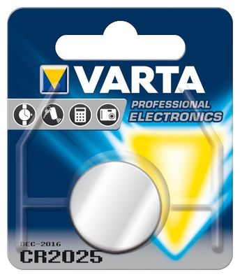 CR2025 Varta Knopfzelle 3V Lithium Batterie 170 mAh (6025)