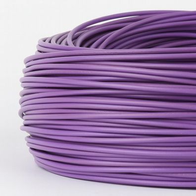100 Meter PVC Aderleitung 1x0,75 mm² H05V-K violett (NYA-F) flexibel