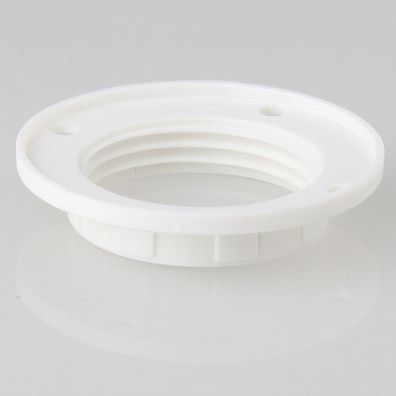 E14 Unterring Schraubring Thermoplast weiß 43x10mm für Kunststoff Fassung