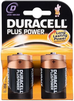 LR20 Mono D MN1300 1,5V 2er Duracell Batterie