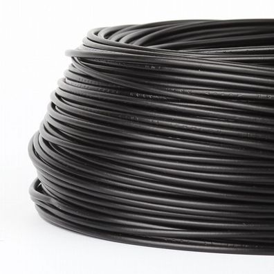 100 Meter PVC Aderleitung 1x1,5 mm² H07V-K schwarz (NYA-F) flexibel