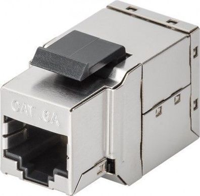 Keystone Modul CAT 6A STP 2x RJ45 Buchse (8P8C)