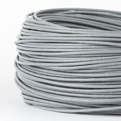 100 Meter PVC Aderleitung 1x0,75 mm² H05V-K grau (NYA-F) flexibel