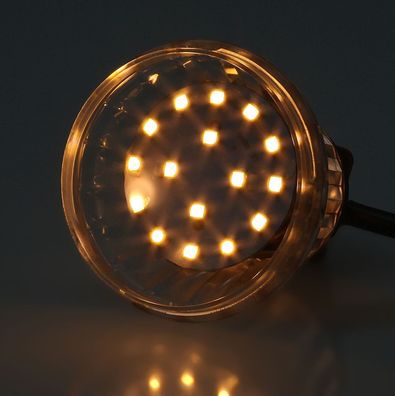 E14 LED Kappenlampe warmweiß 16 + 4 SMD 1,2W/230V