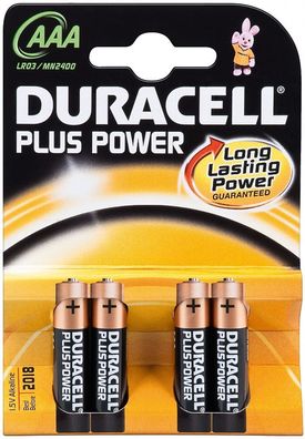 LR03 AAA Micro MN2400 1,5V 4er Duracell Batterie