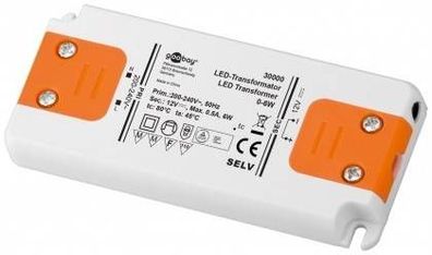 LED-Trafo 12 V (DC)/6 W 12 V DC für LEDs bis 6 W Gesamtlast