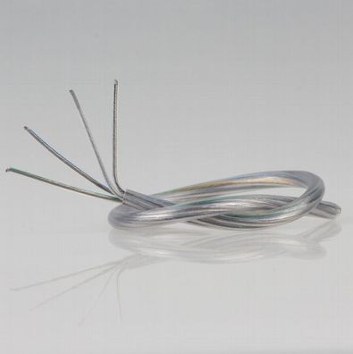 FEP/ PVC Lampenkabel Rundkabel transparent 4-adrig 4x0,75mm²