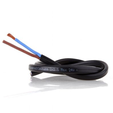 100 Meter Lampen Niedervoltkabel Niedervoltleitung 2 x 2,5mm² SIF/ PV max. 24V