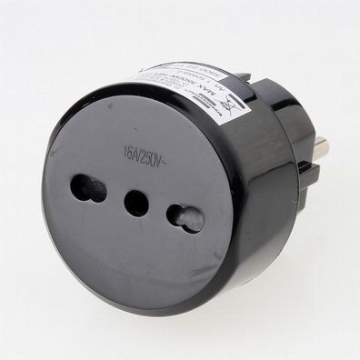 Reisestecker-Adapter Italien auf Deutschland 15A/250V