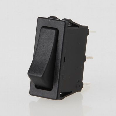 Wippschalter schwarz 1-polig 30x11 mm 250V/16A ohne Mittelstellung