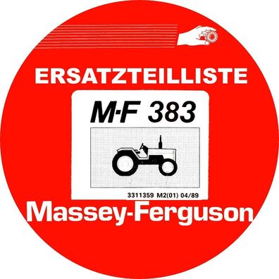 Ersatzteilliste Massey Ferguson MF 383