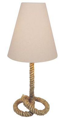 Maritime Tischlampe Leuchttonne als Tischleuchte mit Schirm Tisch Leuchte Boje 