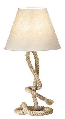 Taulampe, Maritime Hockerleuchte, Seillampe, Große Tau Lampe 70 cm
