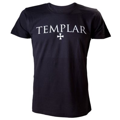 Assassin's Creed IV T-shirt Templar Crest Schwarz Black Shirt NEU NEW