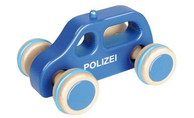 Lenki Polizei Holz-Schiebeauto NEMMER 95644