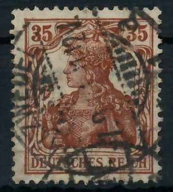 Deutsches REICH 1900 18 Germania Nr 103b ZENTR- X899072