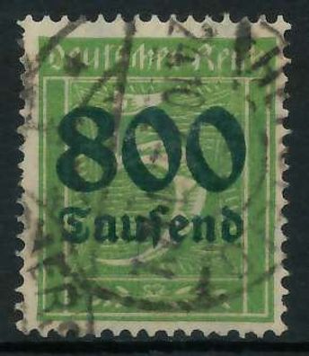 Deutsches REICH 1923 Hochinfla Nr 301A gestempelt gepr. X899182