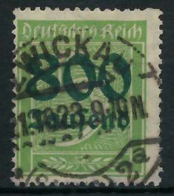 Deutsches REICH 1923 Hochinfla Nr 301A gestempelt gepr. X89919E