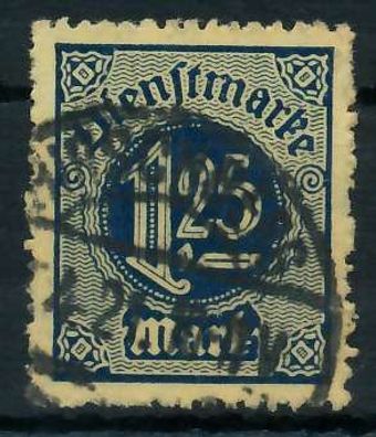 Deutsches REICH Dienstmarken 1920 Nr 31x gestempelt gepr X8991F2