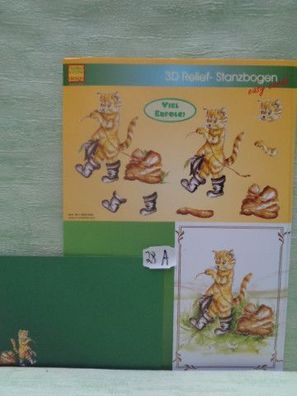 Heike Schäfer 3D Relief-Stanzbogen easy cards Din A4 & Kouverts Märchen Fabelwesen