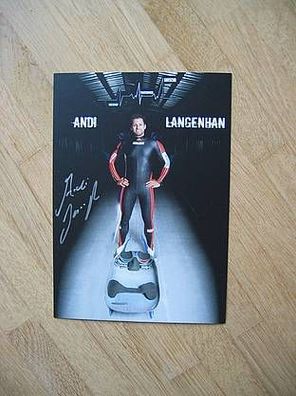 Rennrodler Andi Langenhan - handsigniertes Autogramm!!!