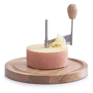 Zeller Käseschneide-Set Holzbrett Messer