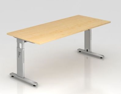 Schreibtisch 200x100x65-85 cm Tisch Offenbach BürotischBüroeinrichtung vh-büromöbel