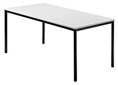 Besprechungstisch Dortmund Konferenztisch 160cm Seminartisch Füße schwarz Tisch