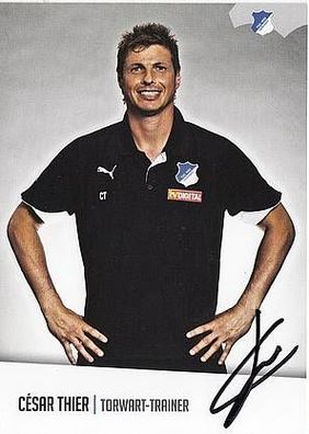 Cesar Thier TSG Hoffenheim 2010-11 Autogrammkarte + A34592