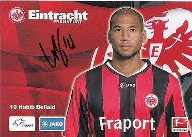 Habib Bellaid Eintracht Frankfurt 2010-11 Autogrammkarte + A34624