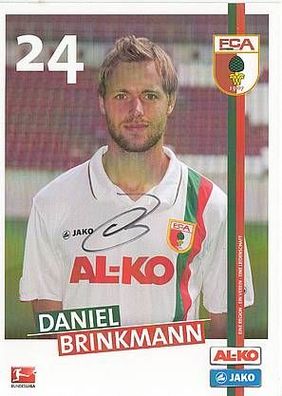 Daniel Brinkmann FC Augsburg 2011-12 Autogrammkarte + A34670