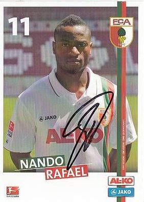 Nando Rafael FC Augsburg 2011-12 Autogrammkarte + A34678