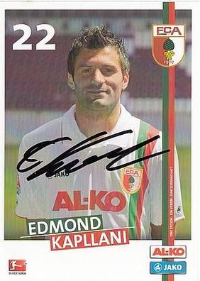Edmond Kapllani FC Augsburg 2011-12 Autogrammkarte + A34672